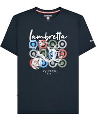 Lambretta - Scooter Branded T-Shirt Cotton - Lyst