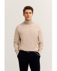Bugatti - Herren Rollkragen Pullover Aus Baumwolle-Kaschmir - Lyst