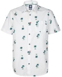 Petrol Industries - All-over Print Overhemd Coralshore - Lyst