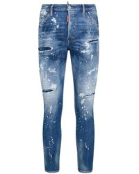 DSquared² - Cool Guy Jean Reinforced Ripped Jeans Cotton - Lyst