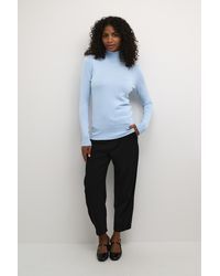 Kaffe - Coltrui Astrid Coltrui Slim Fit Blue - Lyst