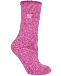 Heat Holders - Ladies Thick Reinforced 2.9 Tog Winter Warm Merino Wool Thermal Socks - Lyst