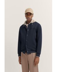 Bugatti - Herren Sweatjacke Mit Sportlichem Collegekragen - Lyst
