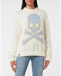 Philipp Plein - Rundhalspullover Skull&Bones - Lyst