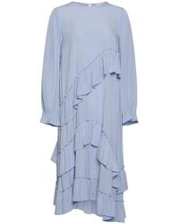 Noella - Sierra Frill-jurk In Lichtblauw - Lyst