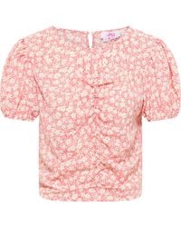myMo - Bluse Damen Rosa - Lyst