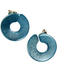 DeMarie - Ohrringe Eloxiertes Aluminium Hellblau - Lyst