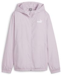 PUMA - Solid Windbreaker Jacket - Lyst