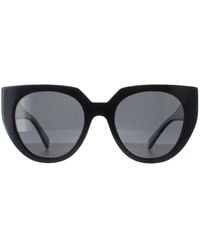 Prada - Pr14Ws 09Q5S0 En Talk Donkergrijs Zonnebril - Lyst