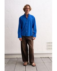 Giesto - Cotton Oversized Button-Up Shirt - Lyst