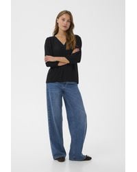 Kaffe - Langarm-Bluse Kafia Langarm-Bluse Regular Fit - Lyst