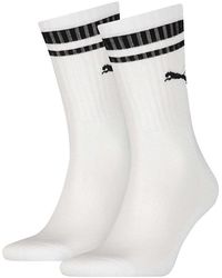 PUMA - Adult Heritage Stripe Crew Socks (Pack Of 2) - Lyst