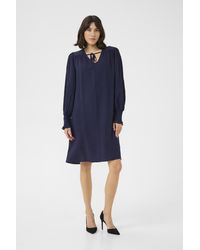 Kaffe - Jurk A-Shape Dark - Lyst