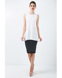 Conquista - Long Sleeveless Knit Top - Lyst