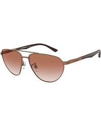 Emporio Armani - Sunglasses 56/19/140 Mm Metal - Lyst