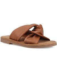 Hush Puppies - Amy Wide Fit Leather Standard Sandals - Lyst