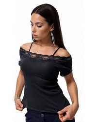Busem - Ribbed Cotton Square-Neck Cami Top - Lyst