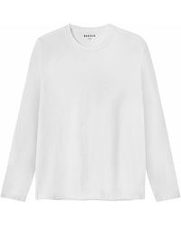 Basiclo - Premium Longsleeve Weiss - Lyst