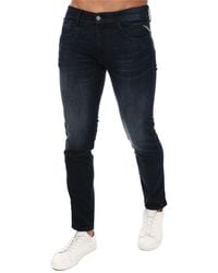 Replay - Anbass Power Stretch Slim Fit Jeans - Lyst