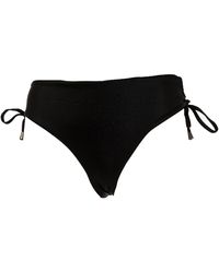 Trussardi - Unifarbener Silberner Lux S Badeslip Für Damen - Lyst