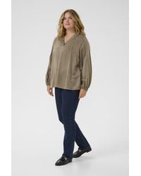 Kaffe - Blouse Met Lange Mouwen Kcmilia Blouse Met Lange Mouwen Regular Fit - Lyst