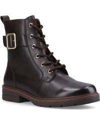 Hush Puppies - Teagan Biker Leather Boots - Lyst