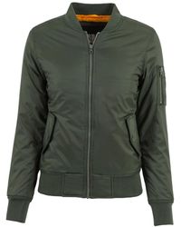 Urban Classics - Basic Bomberjack (Olijf) - Lyst