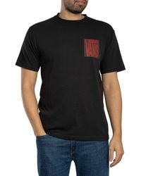 Vans - Stretch T-Shirt Met Stack Back-Print - Lyst