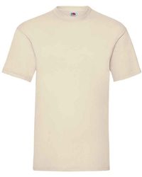 Fruit Of The Loom - Valueweight T-shirt (natuurlijk) - Lyst