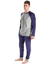 Munich - Long-Sleeved Round-Neck Velvet Pajamas Mu3 - Lyst
