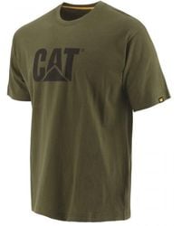 Caterpillar - Trademark Logo Cotton T-Shirt Dark - Lyst