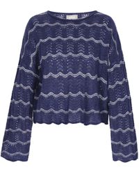 Usha - Pullover Frauen Marineblau Cremeweiß - Lyst