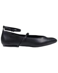 ARMANI EXCHANGE - Zwarte Polyester Platform Hakken - Lyst