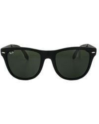 Ray-Ban - Sonnenbrille Folding Wayfarer 4105 Matt Grün 601S 54Mm - Lyst
