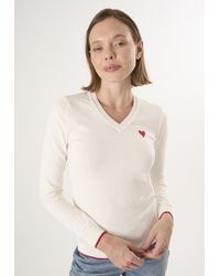 Felix Hardy - Pullover V-Ausschnitt-Strickpullover - Lyst