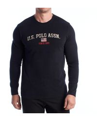 U.S. POLO ASSN. - Cotton Long Sleeve T-Shirt Us42168012 - Lyst