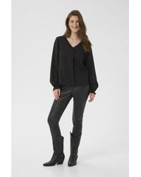 Cream - Blouse Met Lange Mouwen Crbetina Regular Fit - Lyst