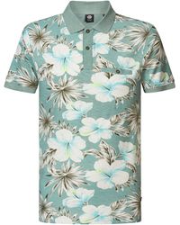 Petrol Industries - Poloshirt Mit Botanikmuster Rove Herren - Lyst