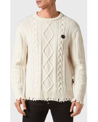 Philipp Plein - Rundhalspullover Skull&Bones - Lyst