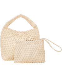 Usha - Handtasche Damen Wollweiß - Lyst