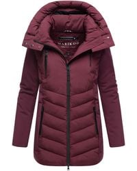 Marikoo - Winterjas Tivaa Xvi Met Softshell & Afneembare Capuchon - Lyst