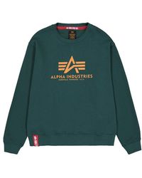 Alpha Industries - Basic Big Logo Sweatshirt - Lyst