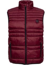 OKLAHOMA - Herren Steppweste Bordeaux - Lyst