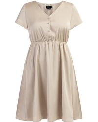 Usha - Midi-Jurk - Lyst