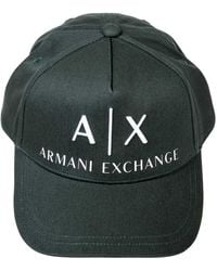 ARMANI EXCHANGE - Woven Baseball Hat Cap - Lyst