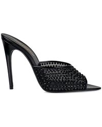 Saint Laurent - Shoes > Heels > Heeled Mules - Lyst
