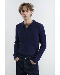 Giesto - Slim Fit Polo Neck T-Shirt - Lyst