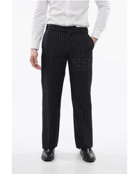 Off-White c/o Virgil Abloh - Nadelstreifen-Hose 23 Slim Fit Aus Wollmischung - Lyst