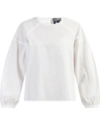 Dreimaster - Blouse Dames Wolwit - Lyst