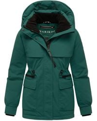 Marikoo - Damen Winterjacke Shigaraa Mit Abnehmbarer Kapuze & Magnettaschen - Lyst